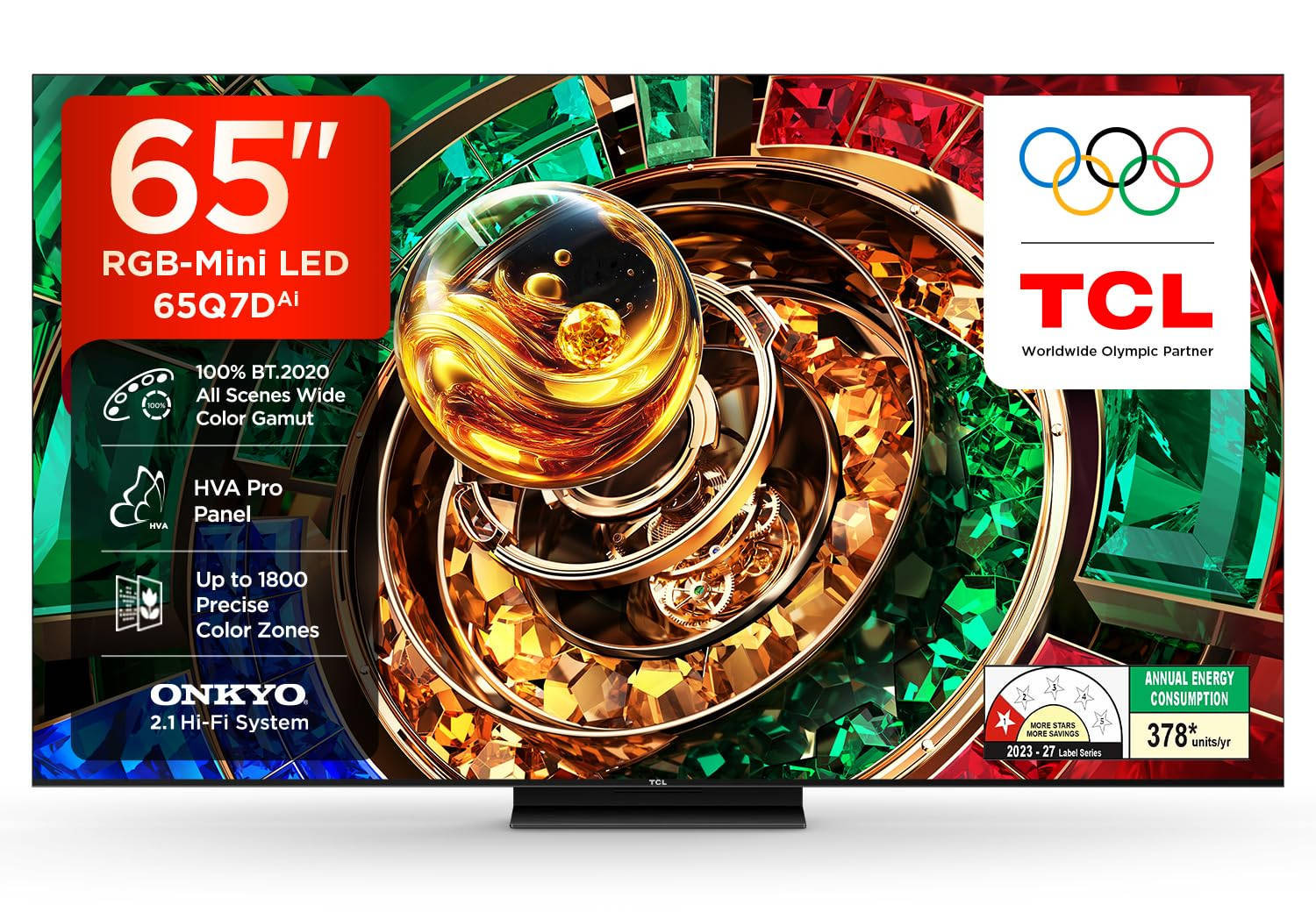 TCL 65Q7D 65 inch (165 cm) LED 4K TV