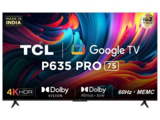 TCL 75P635 Pro 75 inch (190 cm) LED 4K TV Price