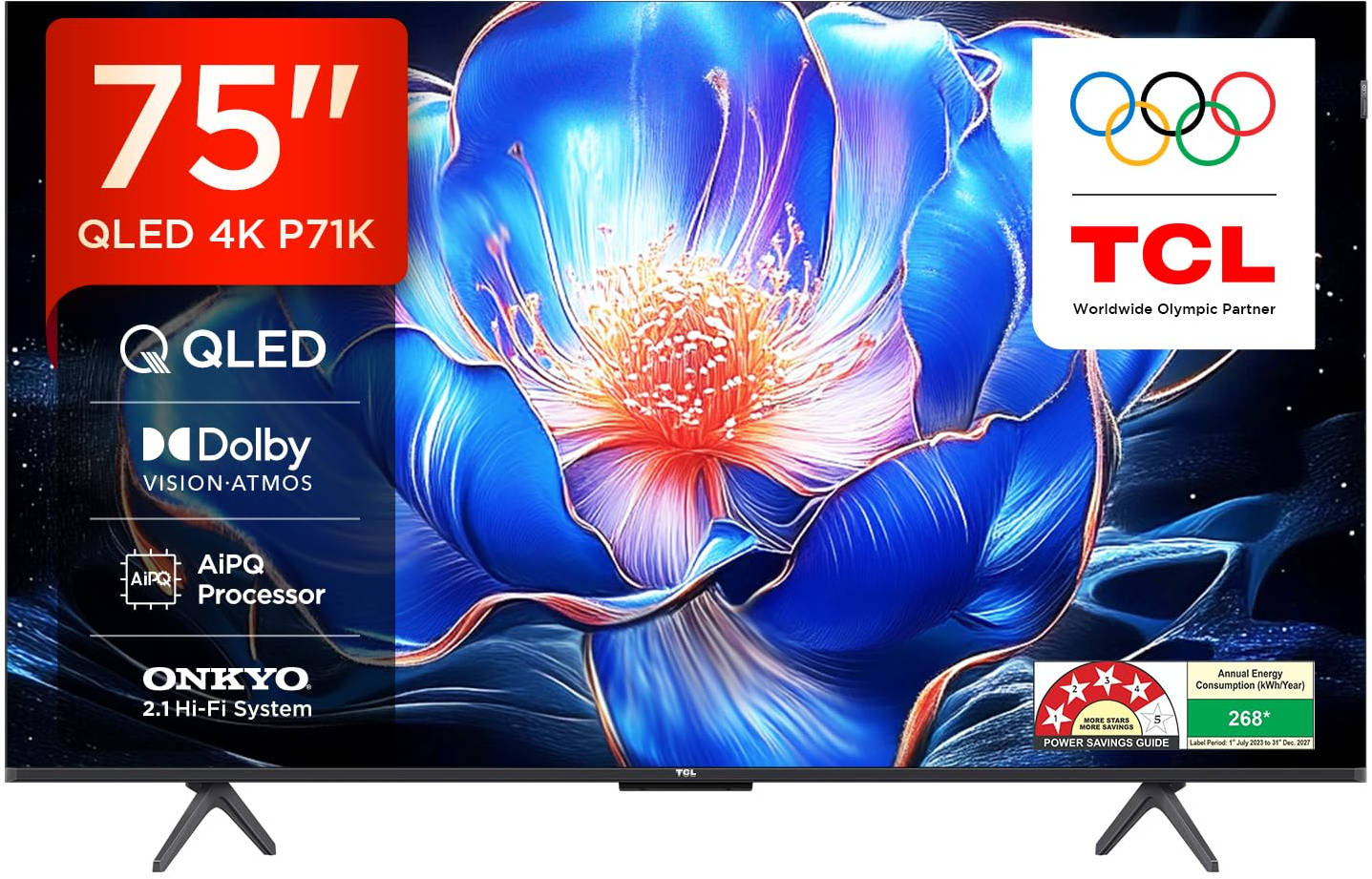 TCL 75P71K 75 inch (190 cm) QLED 4K TV