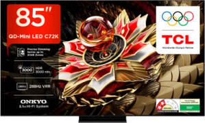 TCL 85C72K 85 inch (215 cm) QD-Mini LED 4K TV