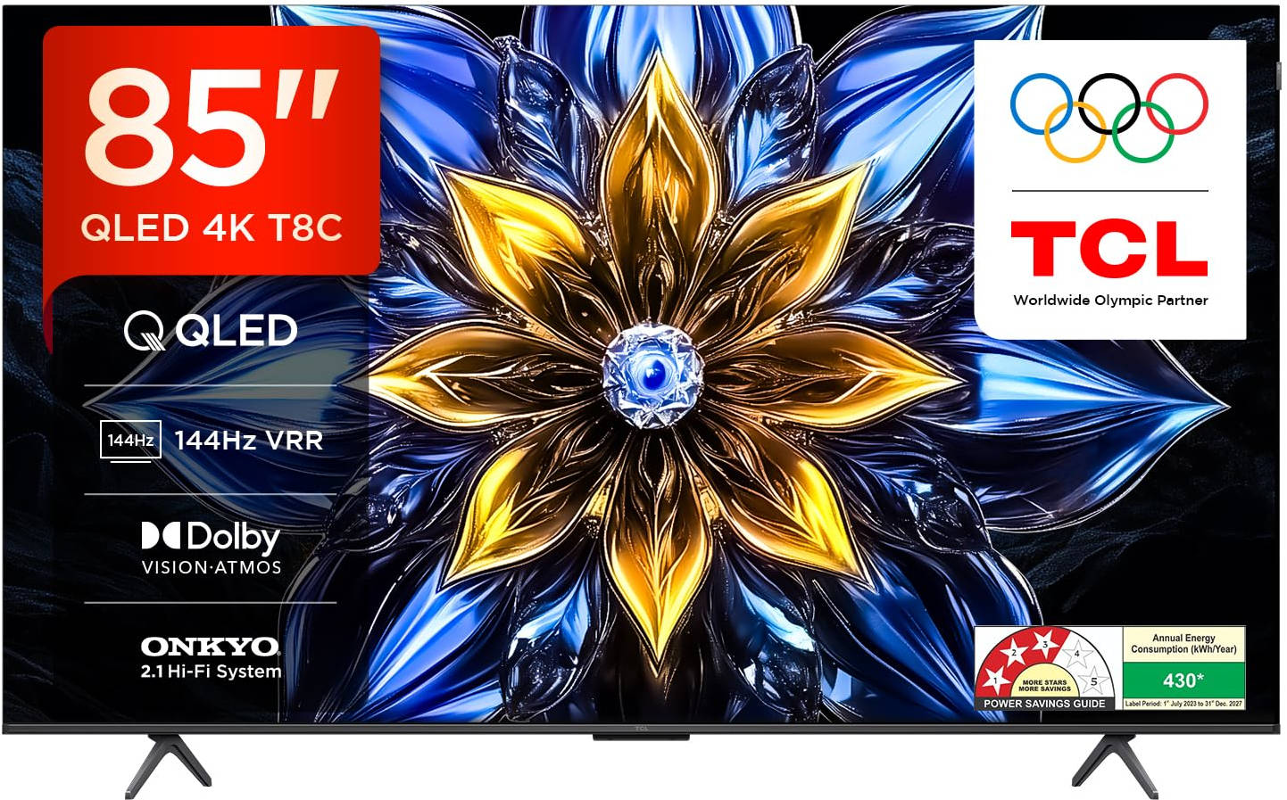 TCL 85T8C 85 inch (215 cm) QLED 4K TV