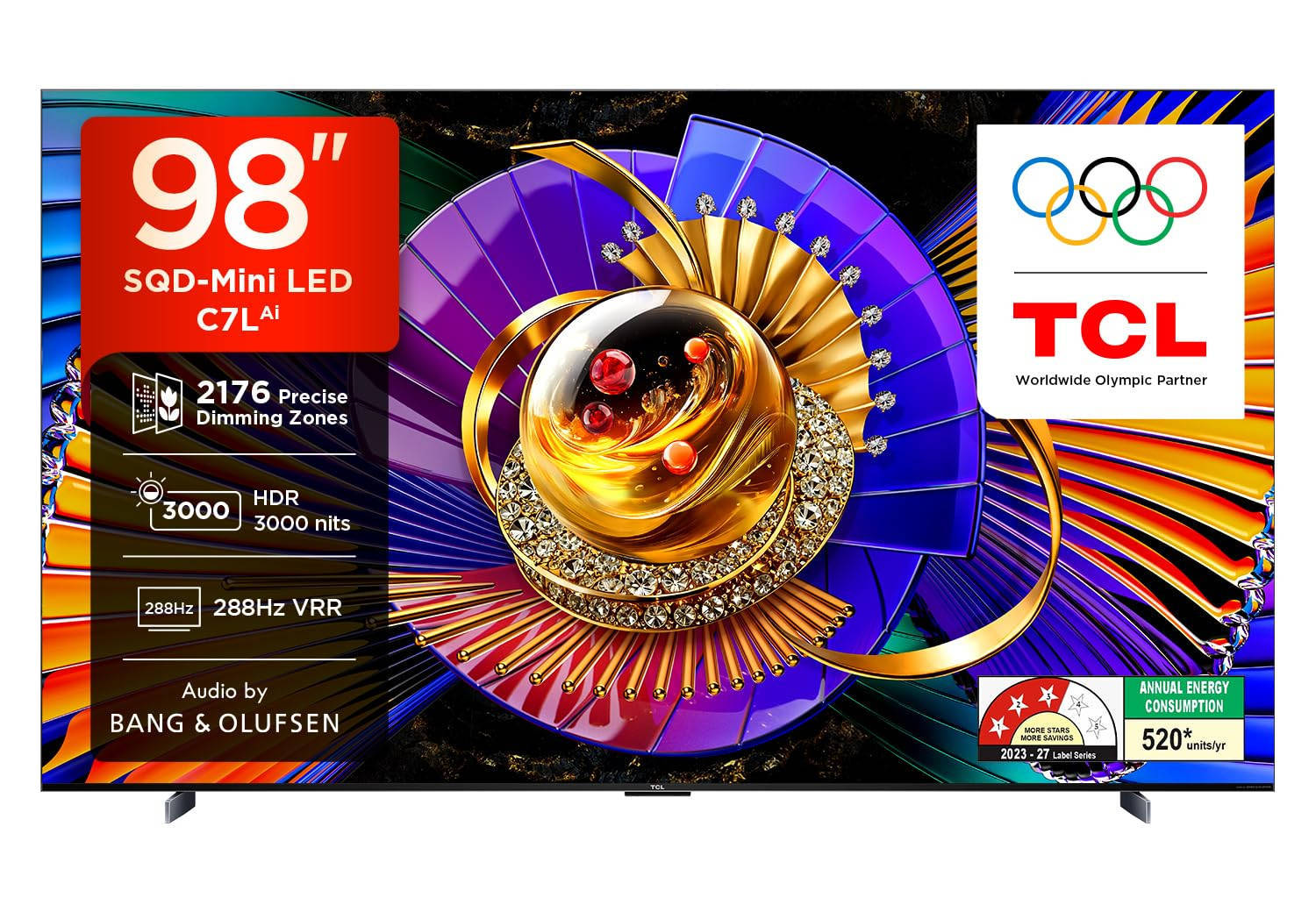 TCL 98C7L 98 inch (248 cm) Mini LED 4K TV