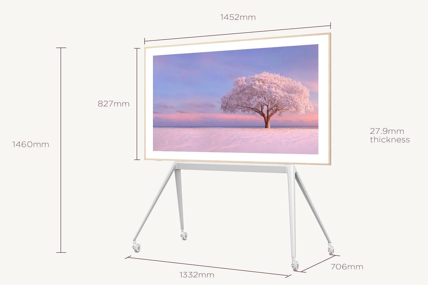 TCL FRAME 65A300W 65 inch (165 cm) QLED 4K TV