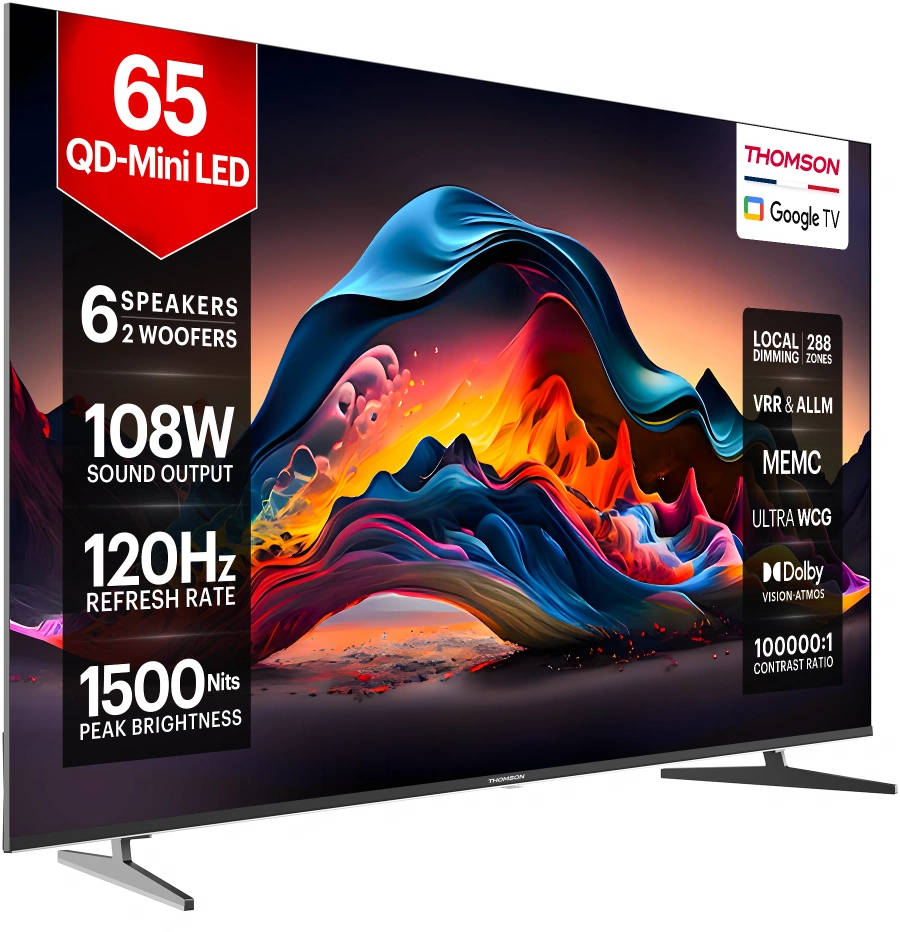 Thomson Masterclass Series TH65QDMini1022 65 inch (165 cm) QD-Mini LED 4K TV