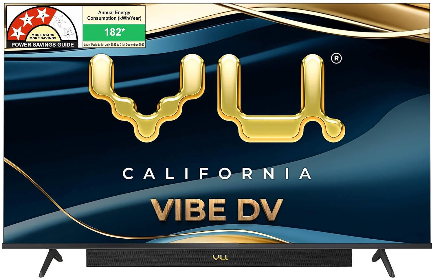 VU 55VIBE-DV 55 inch (139 cm) QLED 4K TV