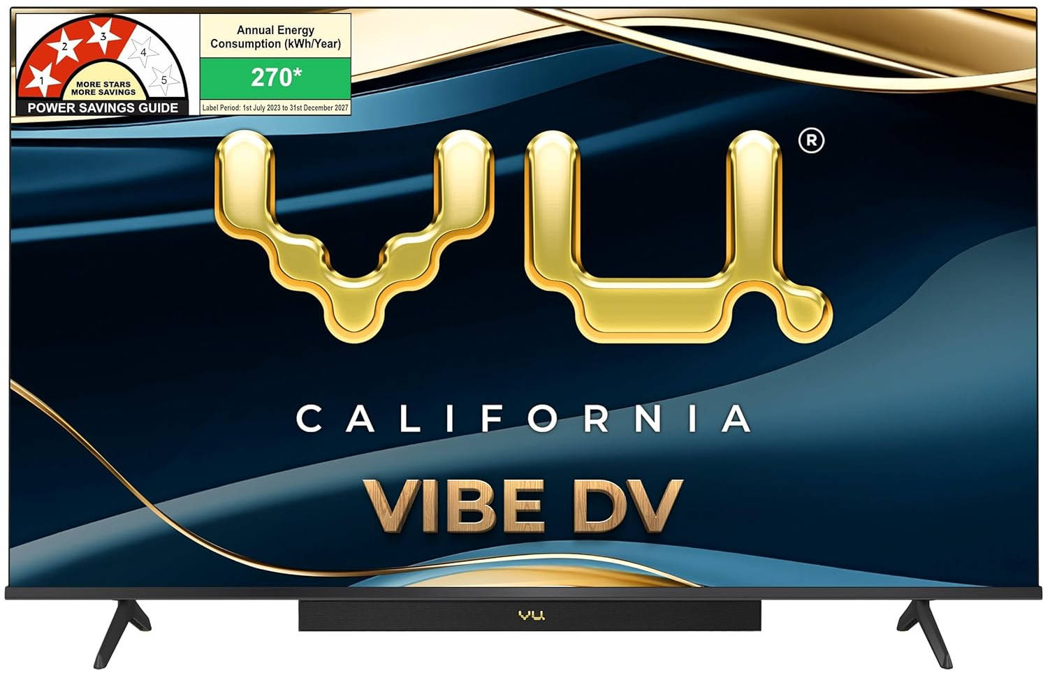 VU 75VIBE-DV 75 inch (190 cm) QLED 4K TV