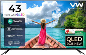 VW Nano Sync Series VW43JQ1 43 inch (109 cm) QLED 4K TV