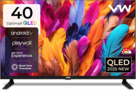 VW OptimaX Series VW40AQ1 40 inch (101 cm) QLED Full HD TV