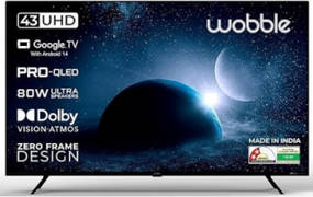 Wobble X 4K 43 inch (109 cm) QLED 4K TV