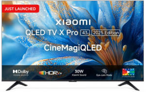 Xiaomi X Pro L43MB-APIN 43 inch (109 cm) QLED 4K TV